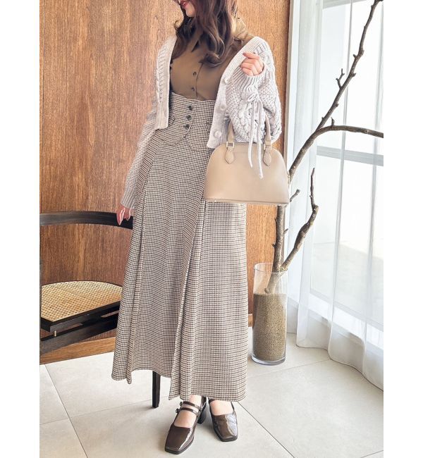 dazzlin「ローゲージケーブルショートカーディガン」|カーディガン|