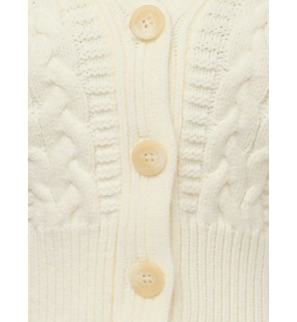 dazzlin「ローゲージケーブルショートカーディガン」|カーディガン|