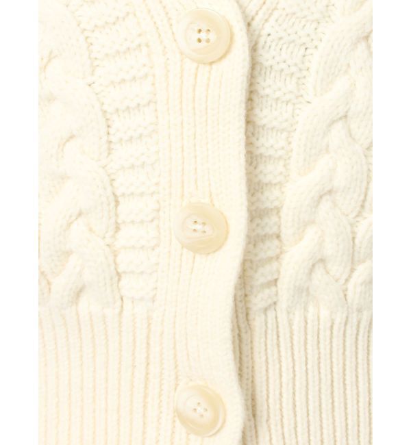 dazzlin「ローゲージケーブルショートカーディガン」|カーディガン|
