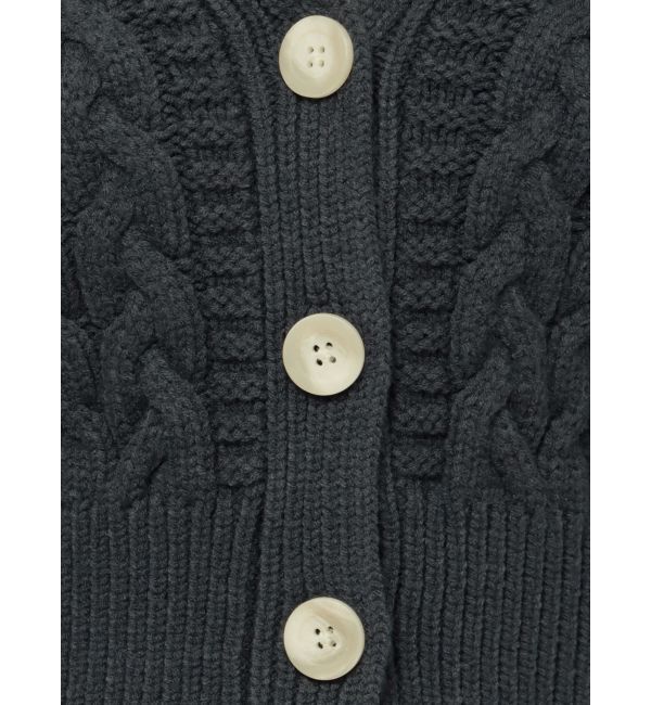 dazzlin「ローゲージケーブルショートカーディガン」|カーディガン|