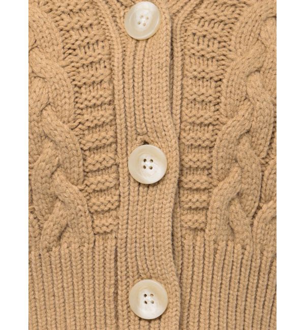 dazzlin「ローゲージケーブルショートカーディガン」|カーディガン|