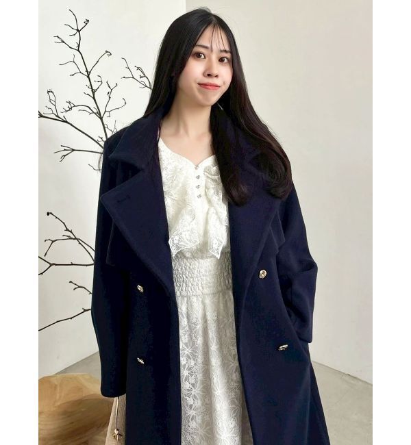 dazzlin 2WAYカラーレディコート ネイビー 2WAYカラーレディコート（dazzlin）｜ルミネのファッション通販