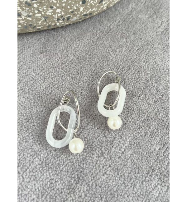 MERCURYDUO「メタル&times;べっ甲MIXピアス」|ピアス|