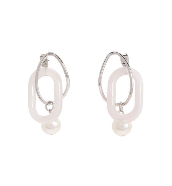 MERCURYDUO「メタル&times;べっ甲MIXピアス」|ピアス|