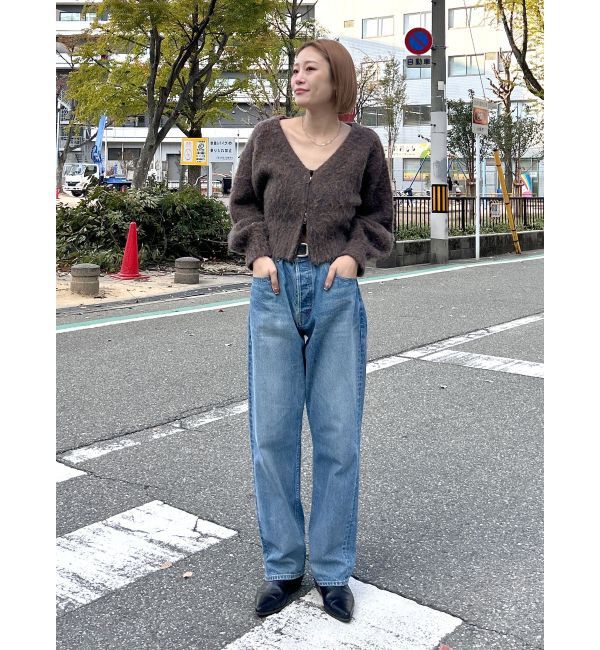 Ungrid「ダブルジップＶネックニットカーデ」|カーディガン|