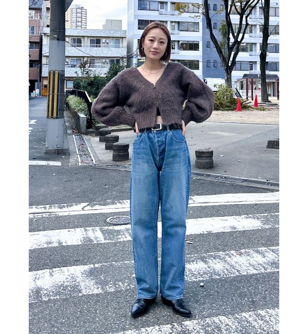 Ungrid「ダブルジップＶネックニットカーデ」|カーディガン|