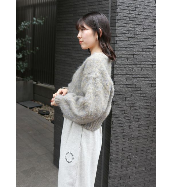Ungrid「ダブルジップＶネックニットカーデ」|カーディガン|