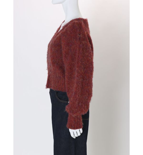 Ungrid「ダブルジップＶネックニットカーデ」|カーディガン|