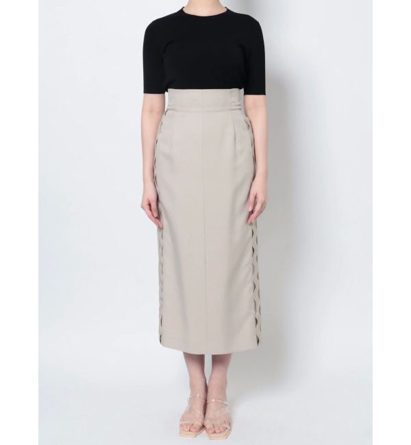 LAGUNAMOON「ウェーブレースタイトスカート」|スカート|