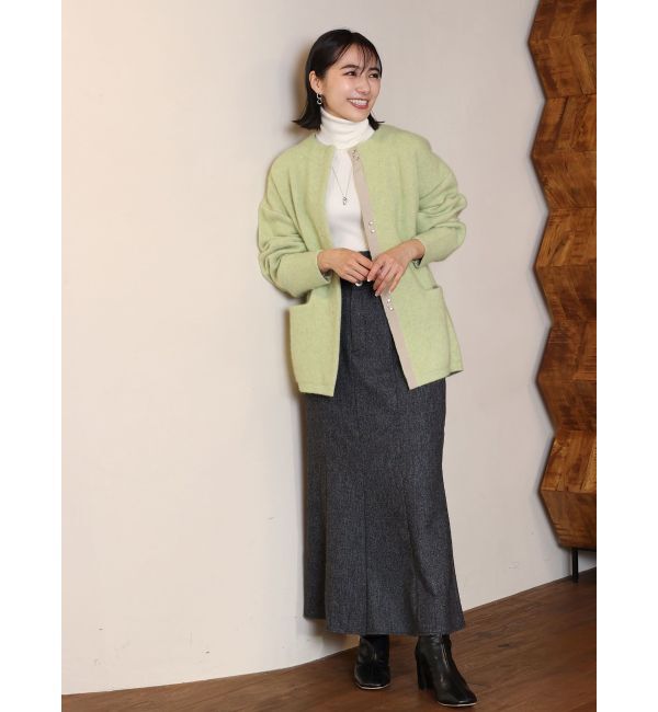 LAGUNAMOON「CHNラクーンニットカーディガン」|カーディガン|