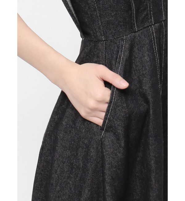 LAGUNAMOON「フレアデニムワンピース」|ワンピース|