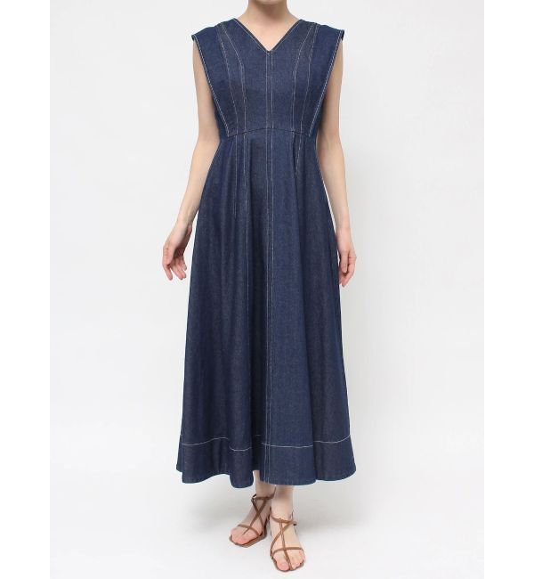 LAGUNAMOON「フレアデニムワンピース」|ワンピース|
