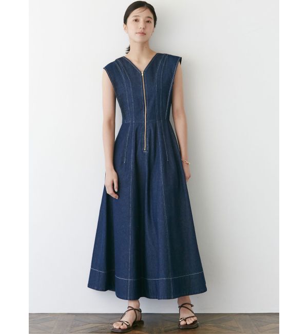 LAGUNAMOON「フレアデニムワンピース」|ワンピース|