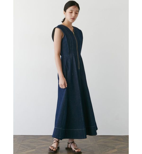 LAGUNAMOON「フレアデニムワンピース」|ワンピース|