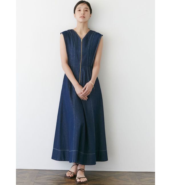 LAGUNAMOON「フレアデニムワンピース」|ワンピース|