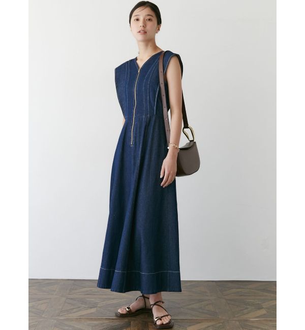LAGUNAMOON「フレアデニムワンピース」|ワンピース|