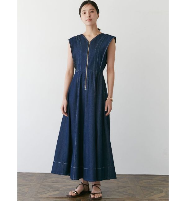LAGUNAMOON「フレアデニムワンピース」|ワンピース|