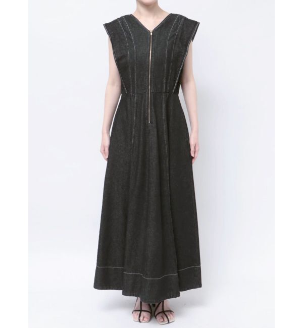 LAGUNAMOON「フレアデニムワンピース」|ワンピース|