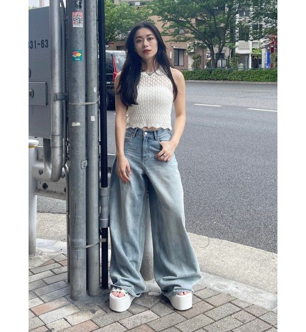 EVRIS「スカシアミサマーニットトップス」|ニット・セーター|