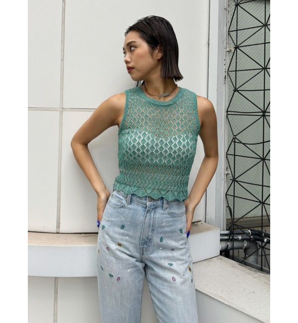 EVRIS「スカシアミサマーニットトップス」|ニット・セーター|