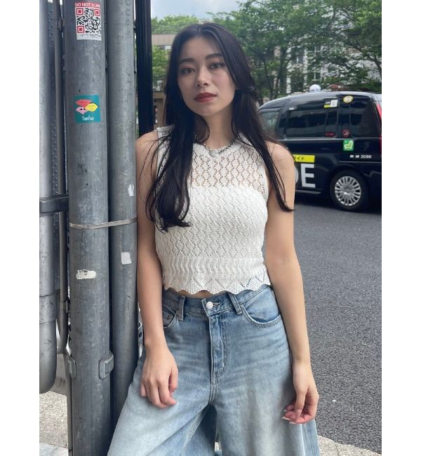 EVRIS「スカシアミサマーニットトップス」|ニット・セーター|