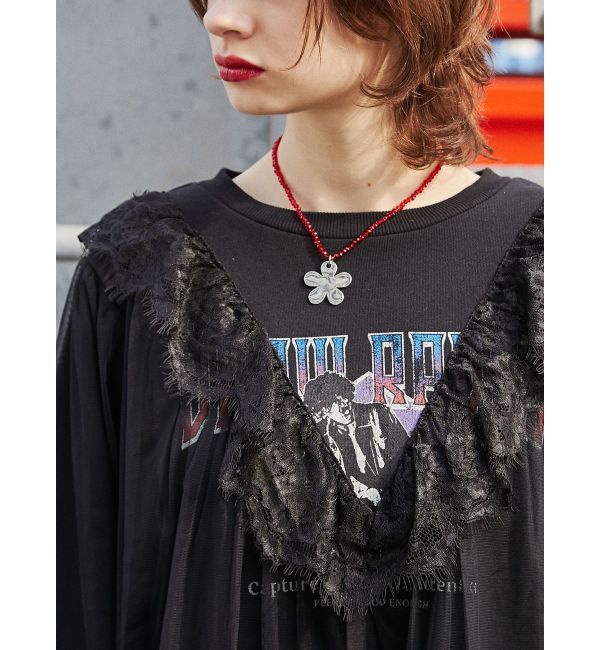 jouetie「ドッキングチュールロックワンピース」|ワンピース|