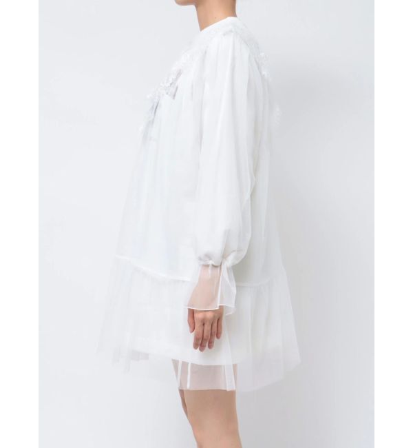 jouetie「ドッキングチュールロックワンピース」|ワンピース|