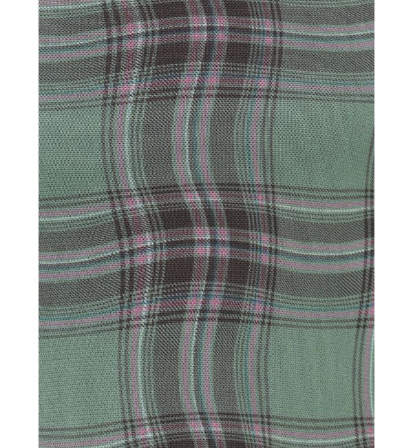 jouetie「チェックパターンシアーマキシワンピース」|ワンピース|