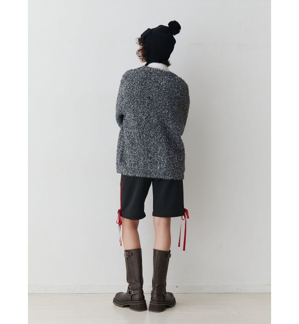 jouetie「ラメシャギーVネックカーデ」|カーディガン|