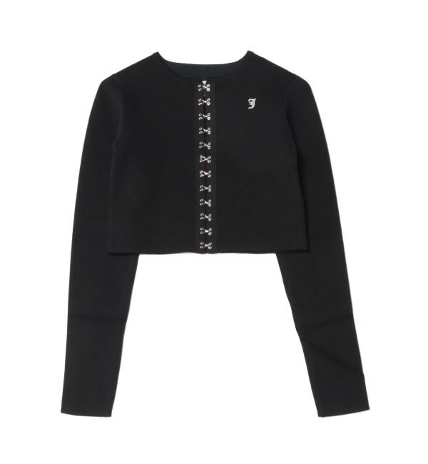 jouetie「フロントホックカーデ」|カーディガン|ブラック
