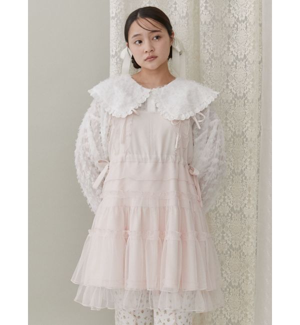 merry jenny「チュールドロストミニキャミワンピース」|ワンピース|