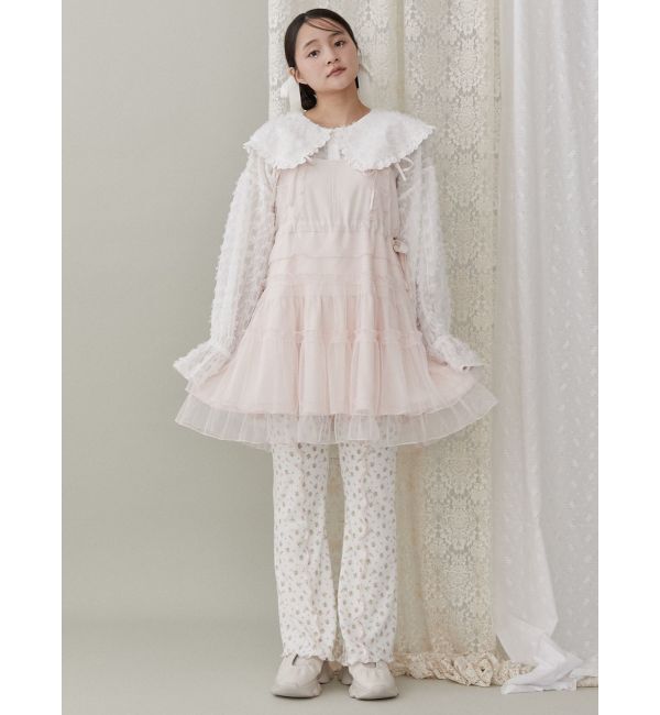 merry jenny「チュールドロストミニキャミワンピース」|ワンピース|
