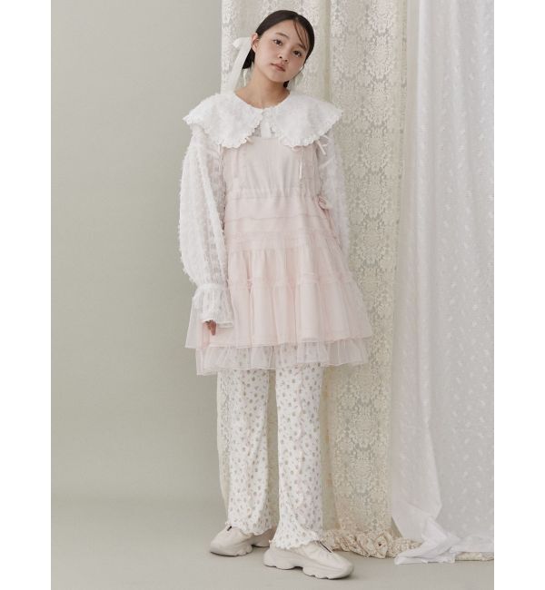merry jenny「チュールドロストミニキャミワンピース」|ワンピース|