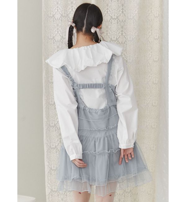 merry jenny「チュールドロストミニキャミワンピース」|ワンピース|