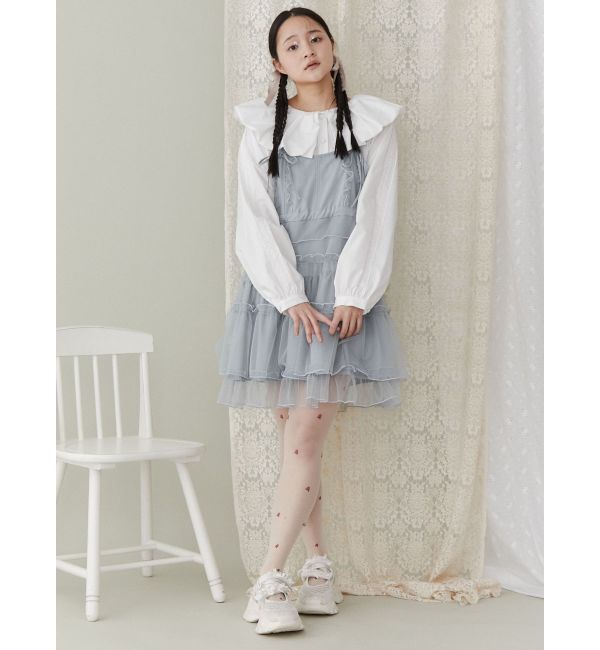 merry jenny「チュールドロストミニキャミワンピース」|ワンピース|