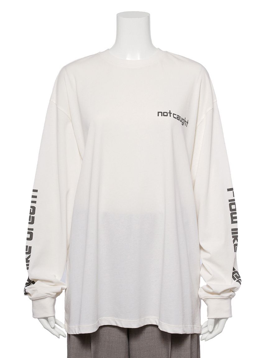 Mila Owen「スリーブプリントグラフィックロンT」|Tシャツ・カットソー|