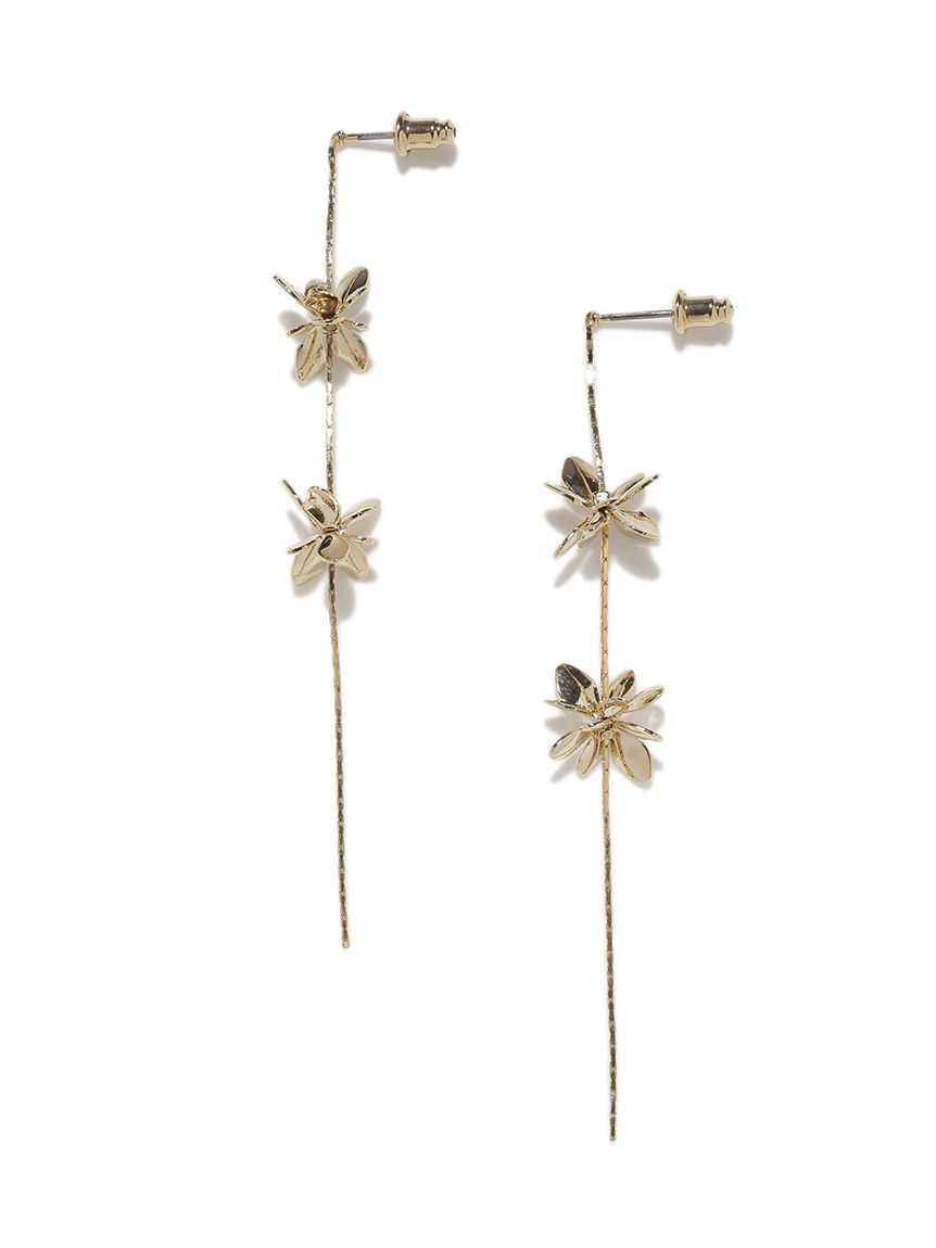 SNIDEL「フラワーロングピアス」|ピアス|