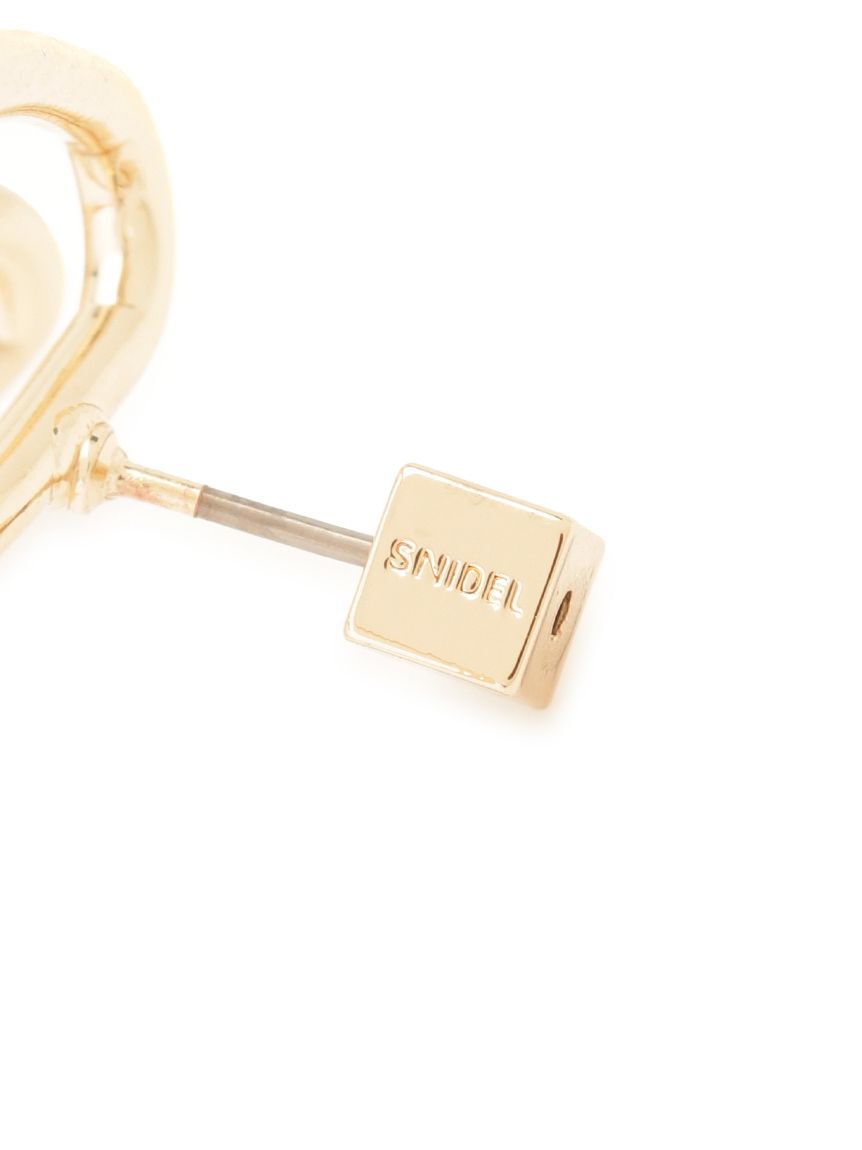 SNIDEL「ラウンドフープピアス」|ピアス|