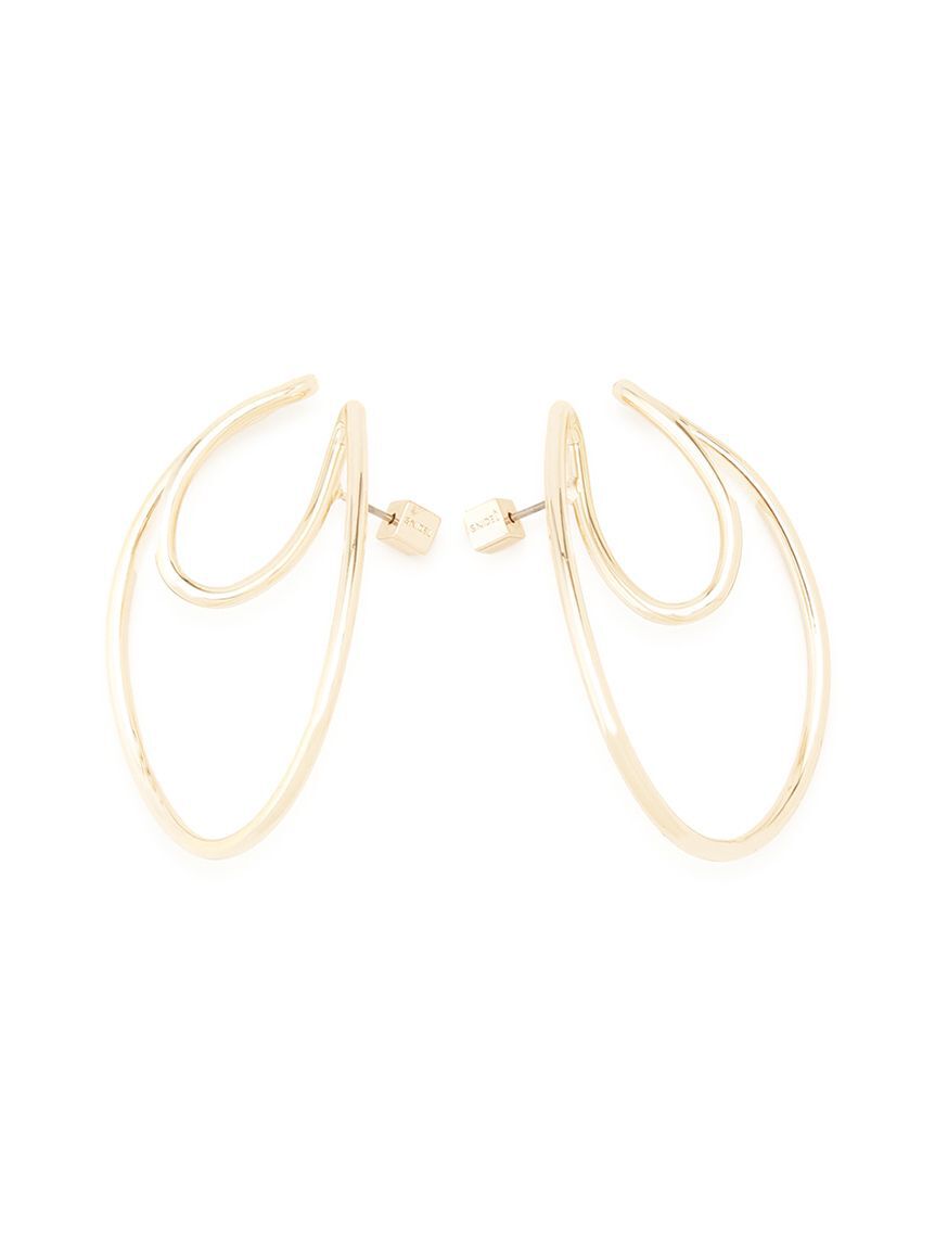 SNIDEL「ラウンドフープピアス」|ピアス|GLD