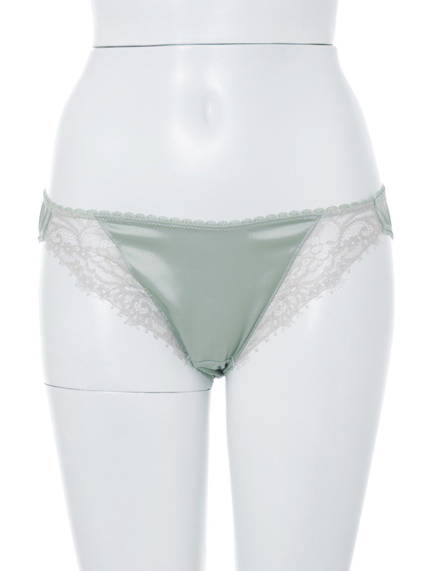 LILY BROWN Lingerie「【LILY BROWN Lingerie】サテン アイラッシュレース ハートショーツ」|インナー|