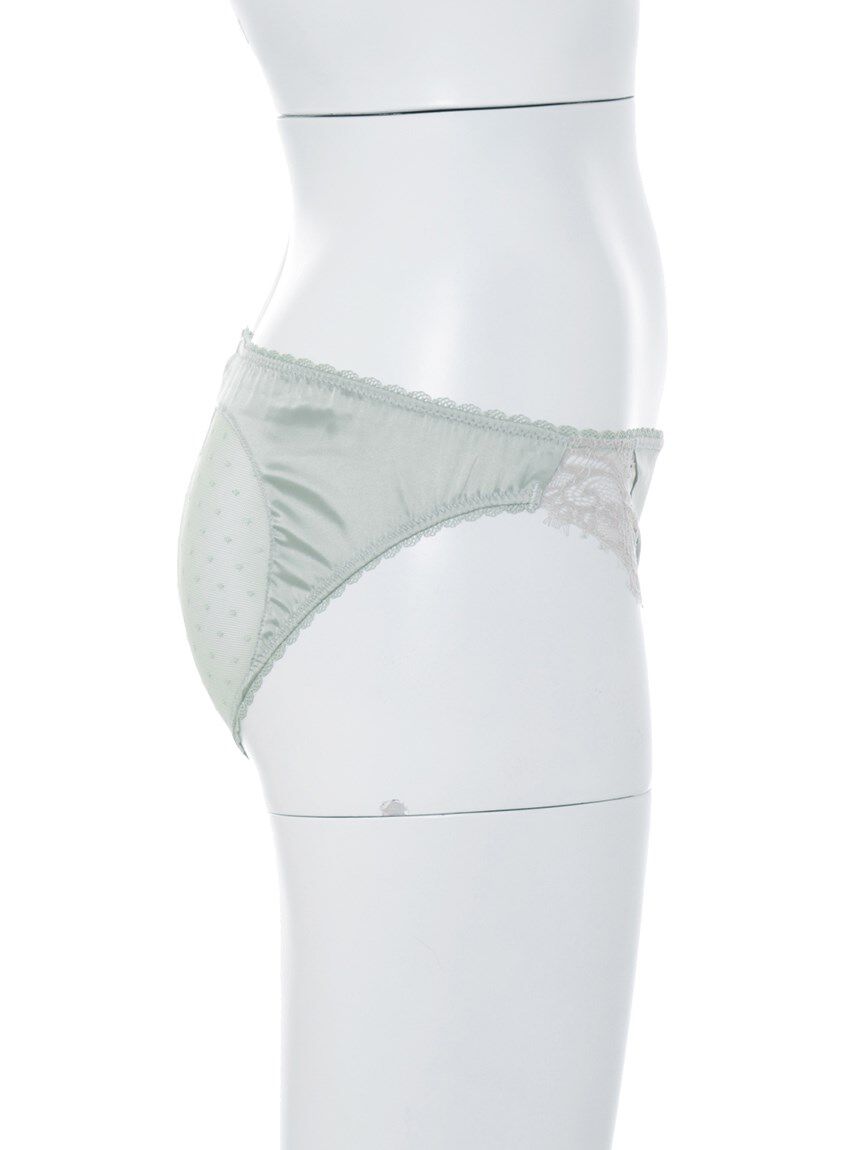 LILY BROWN Lingerie「【LILY BROWN Lingerie】サテン アイラッシュレース ハートショーツ」|インナー|