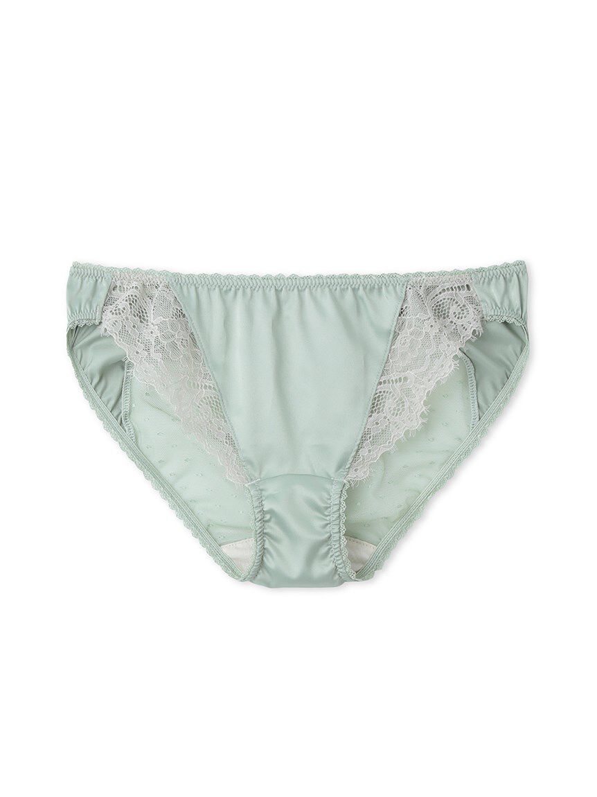 LILY BROWN Lingerie「【LILY BROWN Lingerie】サテン アイラッシュレース ハートショーツ」|インナー|