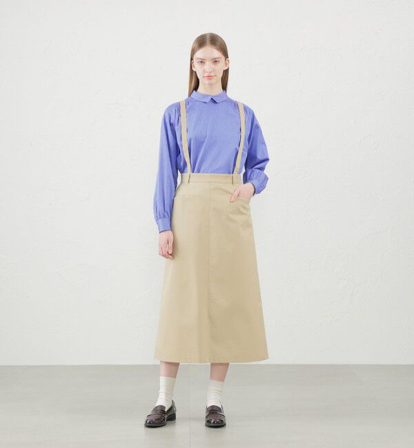 MACKINTOSH PHILOSOPHY「ソフトギャバジンサスペンダースカート」|スカート|