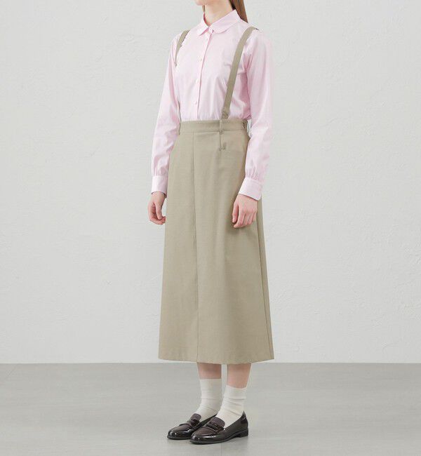 MACKINTOSH PHILOSOPHY「ソフトギャバジンサスペンダースカート」|スカート|