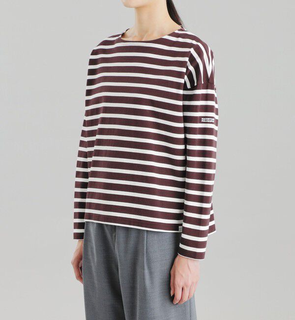 MACKINTOSH PHILOSOPHY「GREY LABEL バスクボーダーカットソー」|Tシャツ・カットソー|