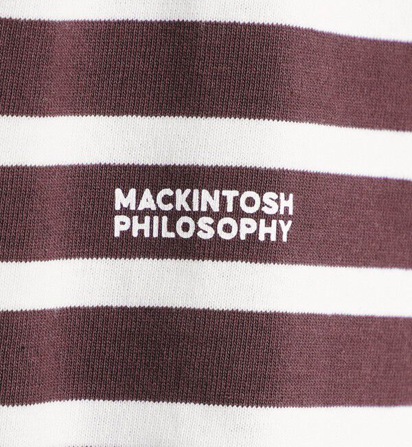 MACKINTOSH PHILOSOPHY「GREY LABEL バスクボーダーカットソー」|Tシャツ・カットソー|