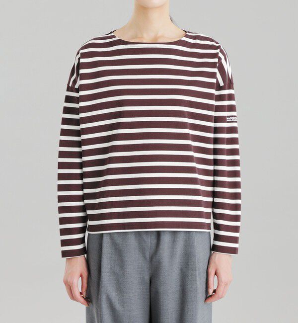 MACKINTOSH PHILOSOPHY「GREY LABEL バスクボーダーカットソー」|Tシャツ・カットソー|