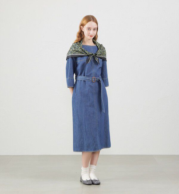 MACKINTOSH PHILOSOPHY「コットンリネンデニムワンピース」|ワンピース|