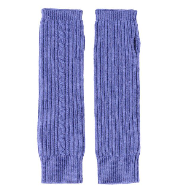 MACKINTOSH PHILOSOPHY「フィンガーレスニットロンググローブ」|手袋|ブルー