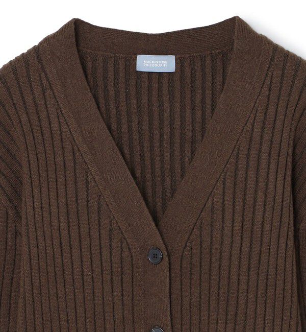 MACKINTOSH PHILOSOPHY「GREY LABEL ワイドリブカーディガン」|ニット・セーター|